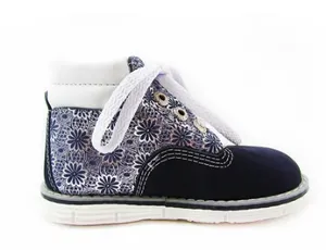 Zapatos Casuales Pocholin Tela Estampado Niña Azul